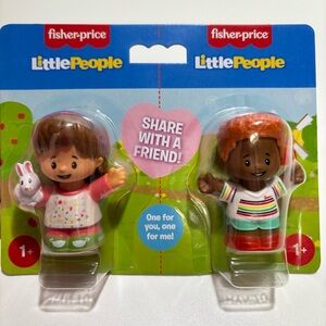 Fisher-Price Little People Friends Set - Pink and White